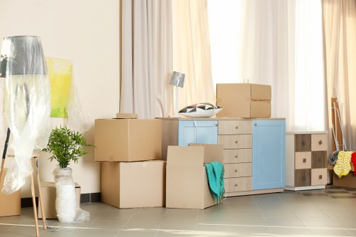 Furniture loading and transport support for a Harringay move