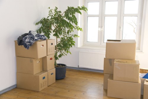 Harringay moving truck helping with a local property relocation