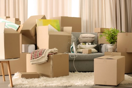 Risk assessment being carried out before a Harringay moving job