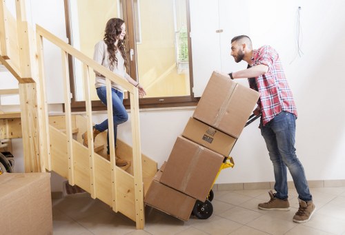 Commercial removals support for a local Harringay business