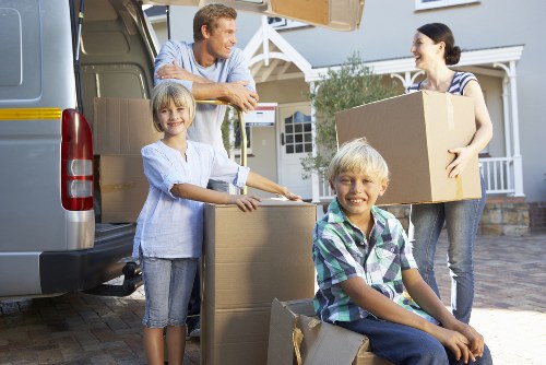 Packing and moving office equipment for a commercial move in North London