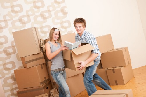 Local packing team handling boxes and furniture in Harringay