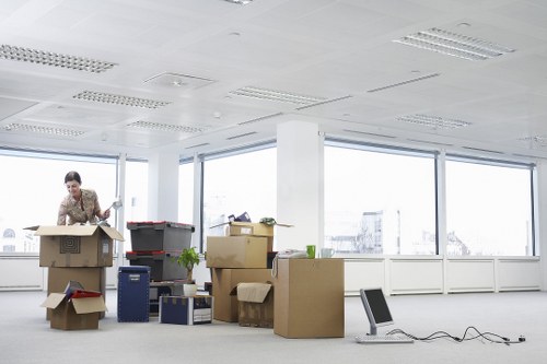 Commercial moving van support for businesses in Harringay
