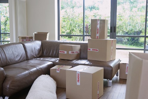 Household items being carefully loaded for a move in Harringay