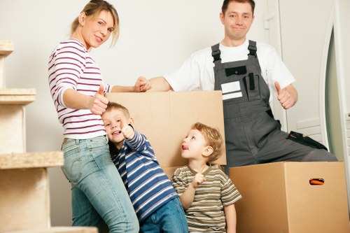 Furniture collection across shared access properties in Harringay